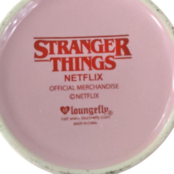 Stranger Things Barb Netflix Official Loungefly Never Forget Coffee Mug Cup Pink - Picture 2 of 4